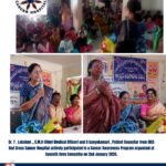 Cancer awareness program at Suneeth Seva Samastha by IRCS Red Cross Cancer Hospital